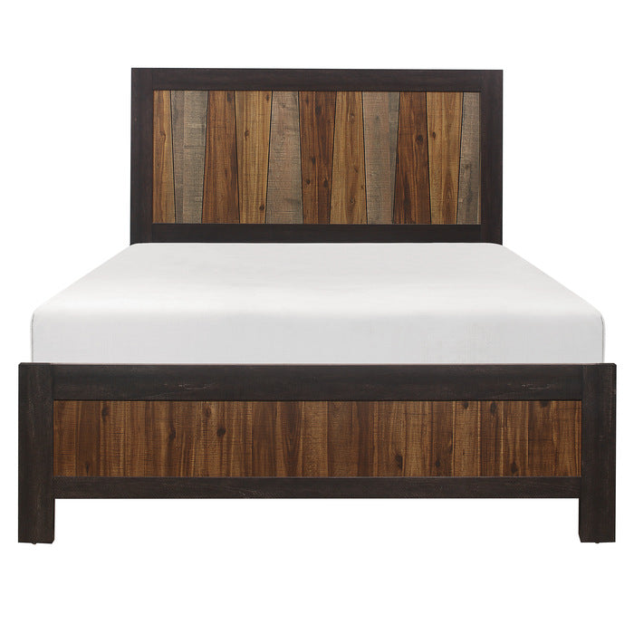 Cooper Multi-Tone Wire Brushed Es Queen Bed