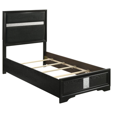 Miranda Black 4-Piece Twin Bedroom Set