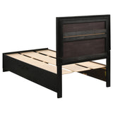 Miranda Black 4-Piece Twin Bedroom Set