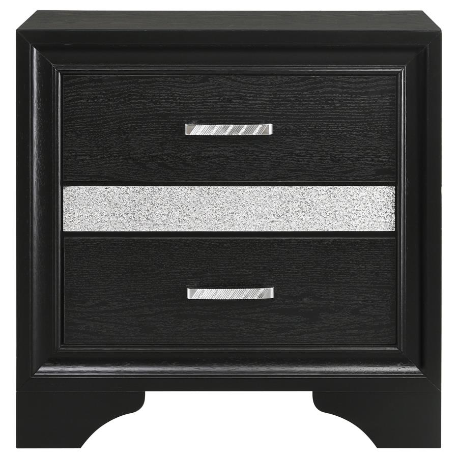 Miranda Black 4-Piece Twin Bedroom Set