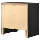 Miranda 2-Drawer Nightstand Tray Black