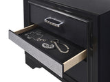 Miranda 2-Drawer Nightstand Tray Black