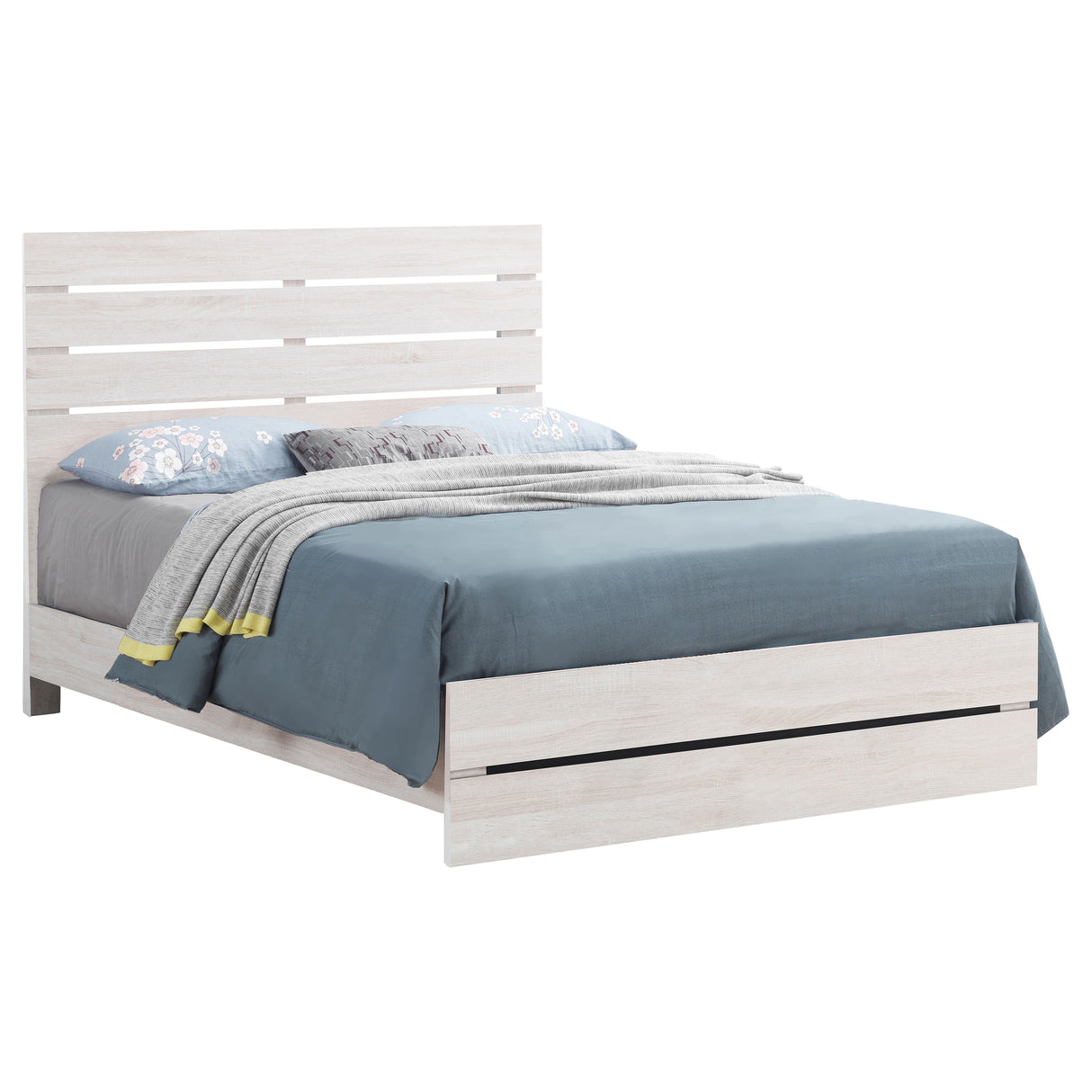 Brantford Eastern King Panel Bed Coastal White