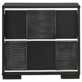 Blacktoft 2-Drawer Nightstand Black