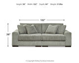 Lindyn 2-Piece Sectional Sofa and Oversized Swivel Accent Chair