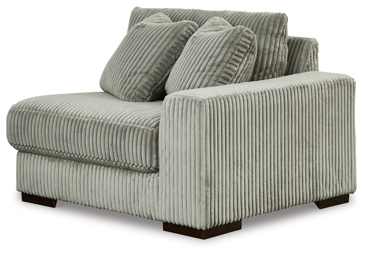 Lindyn 2-Piece Sectional Sofa and Oversized Swivel Accent Chair