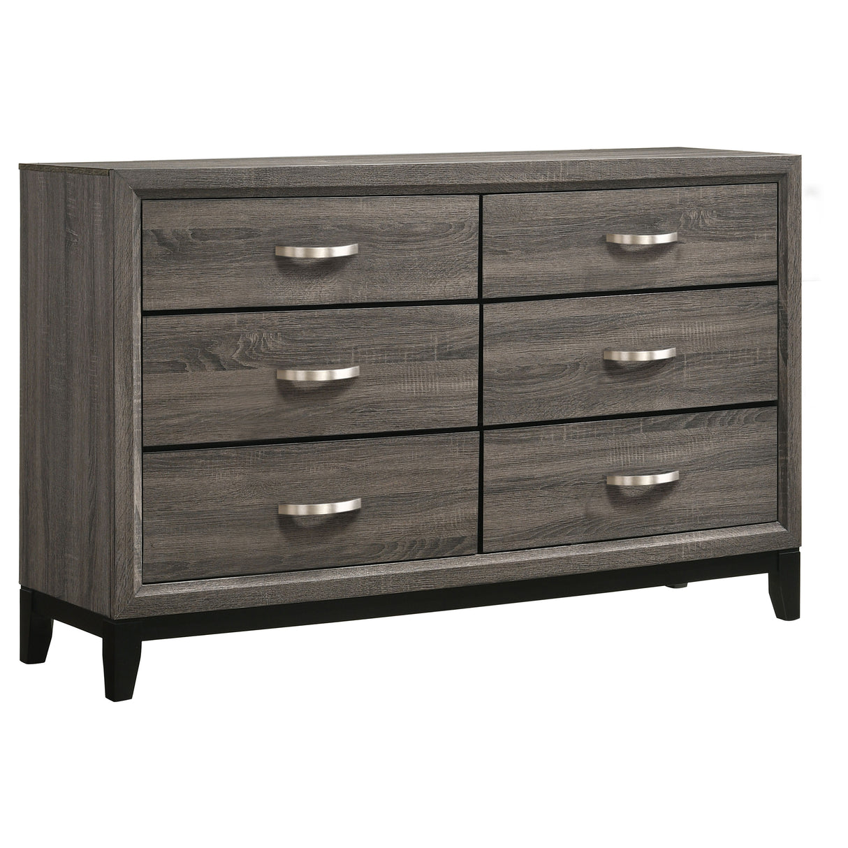 Watson Grey Oak 5-Piece Full Bedroom Set