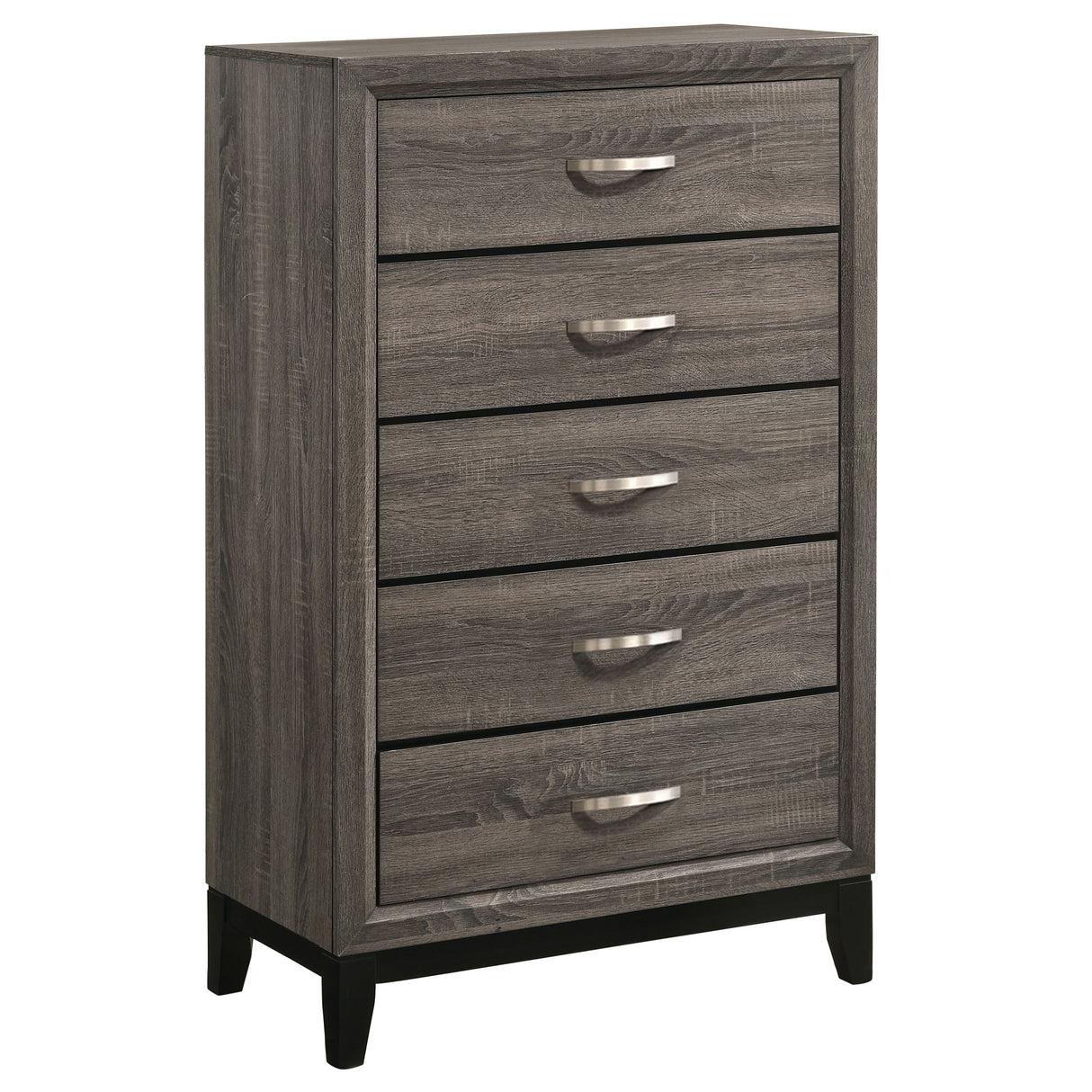 Watson Grey Oak 5-Piece Full Bedroom Set