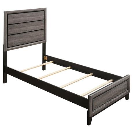 Watson Grey Oak 4-Piece Twin Bedroom Set