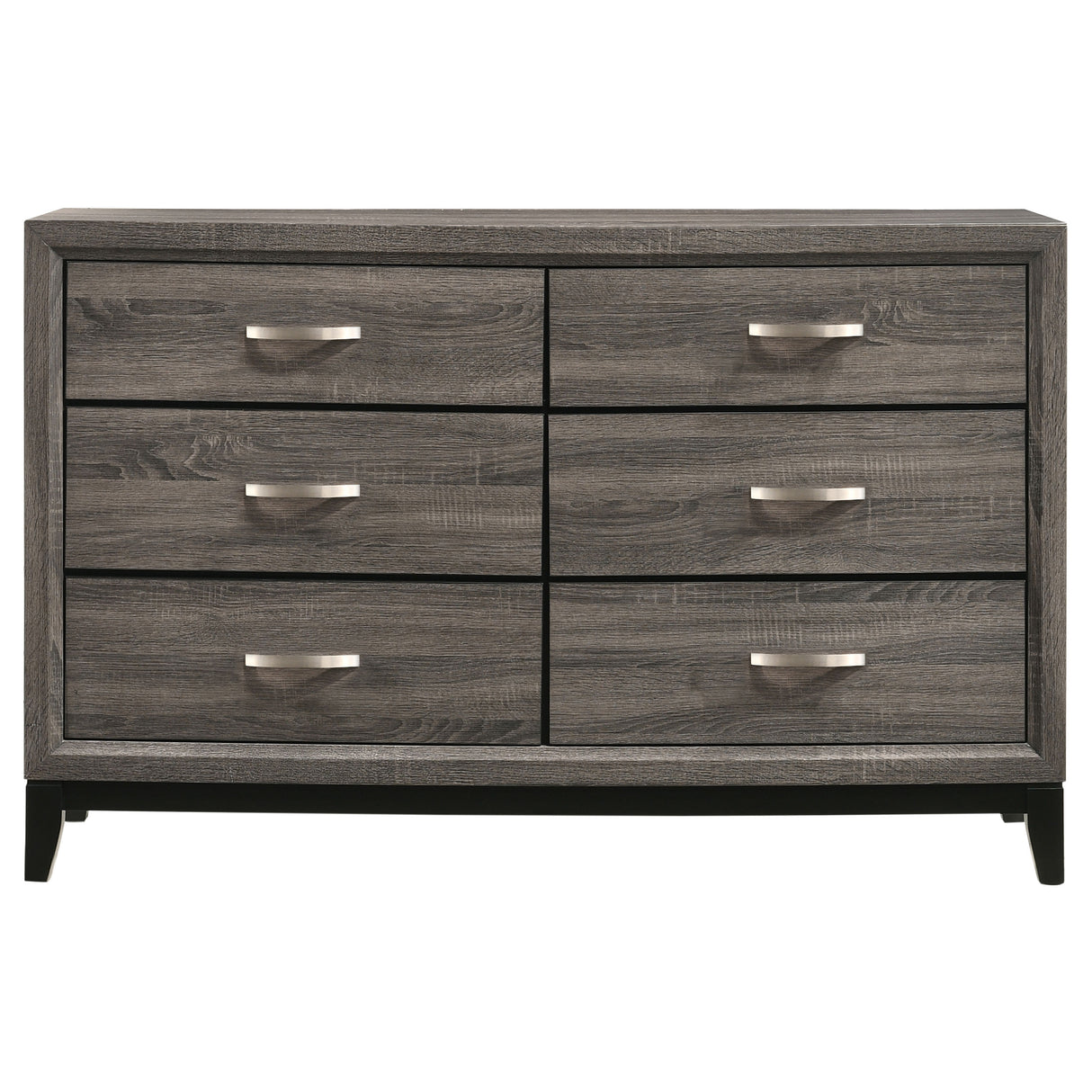 Watson Grey Oak 4-Piece Twin Bedroom Set