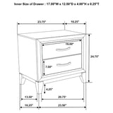 Watson Grey Oak 5-Piece Twin Bedroom Set