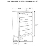 Watson Grey Oak 5-Piece Twin Bedroom Set