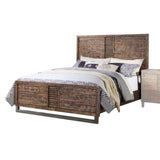 Andria Reclaimed Oak Finish Eastern King Bed