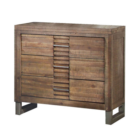 Andria Reclaimed Oak Finish Nightstand