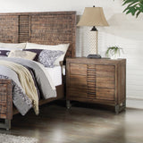 Andria Reclaimed Oak Finish Nightstand