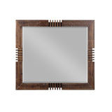 Andria Reclaimed Oak Finish Mirror