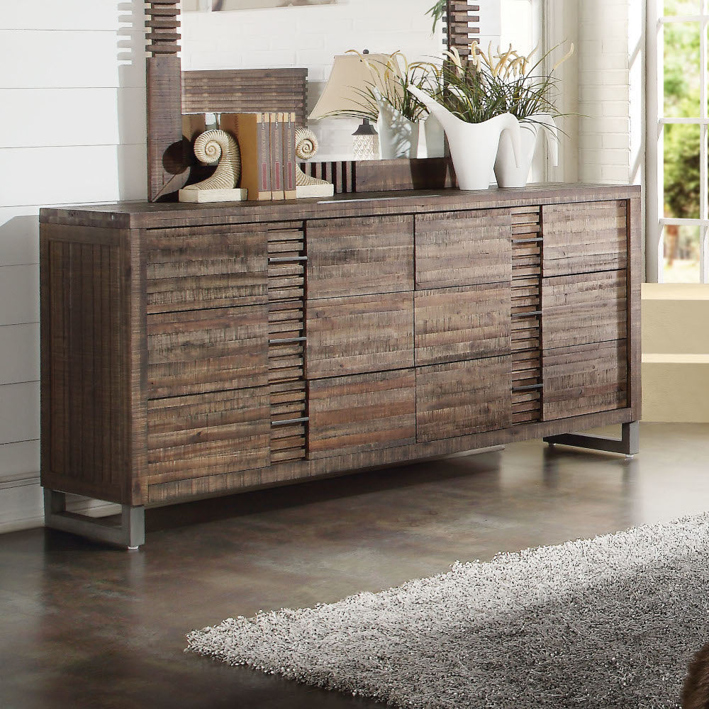 Andria Reclaimed Oak Finish Dresser