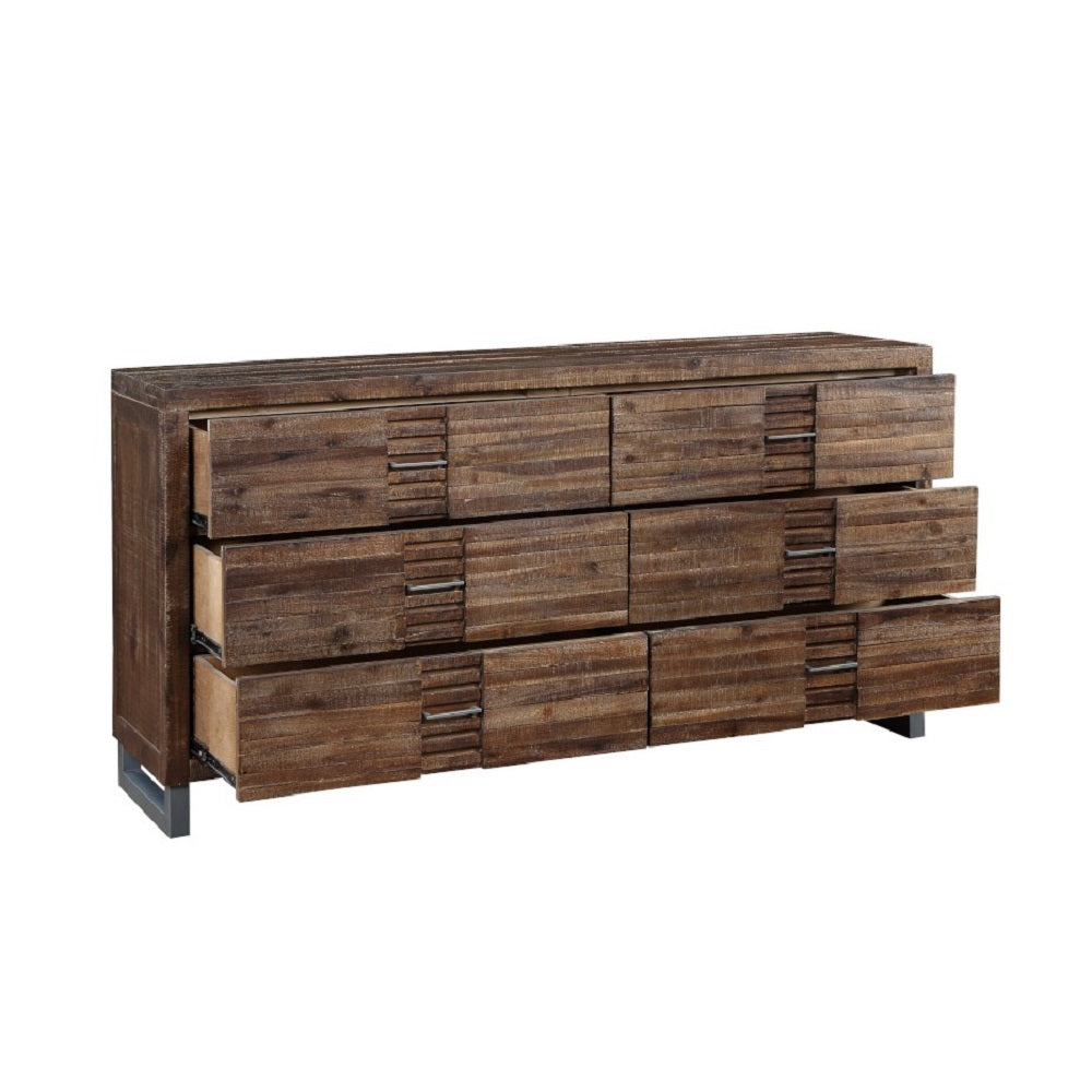 Andria Reclaimed Oak Finish Dresser