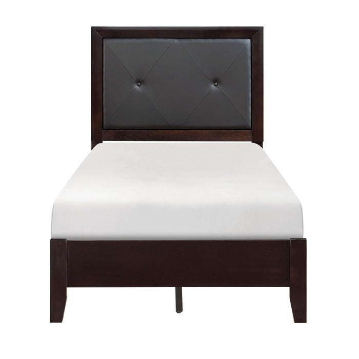 Edina Espresso Twin Bed