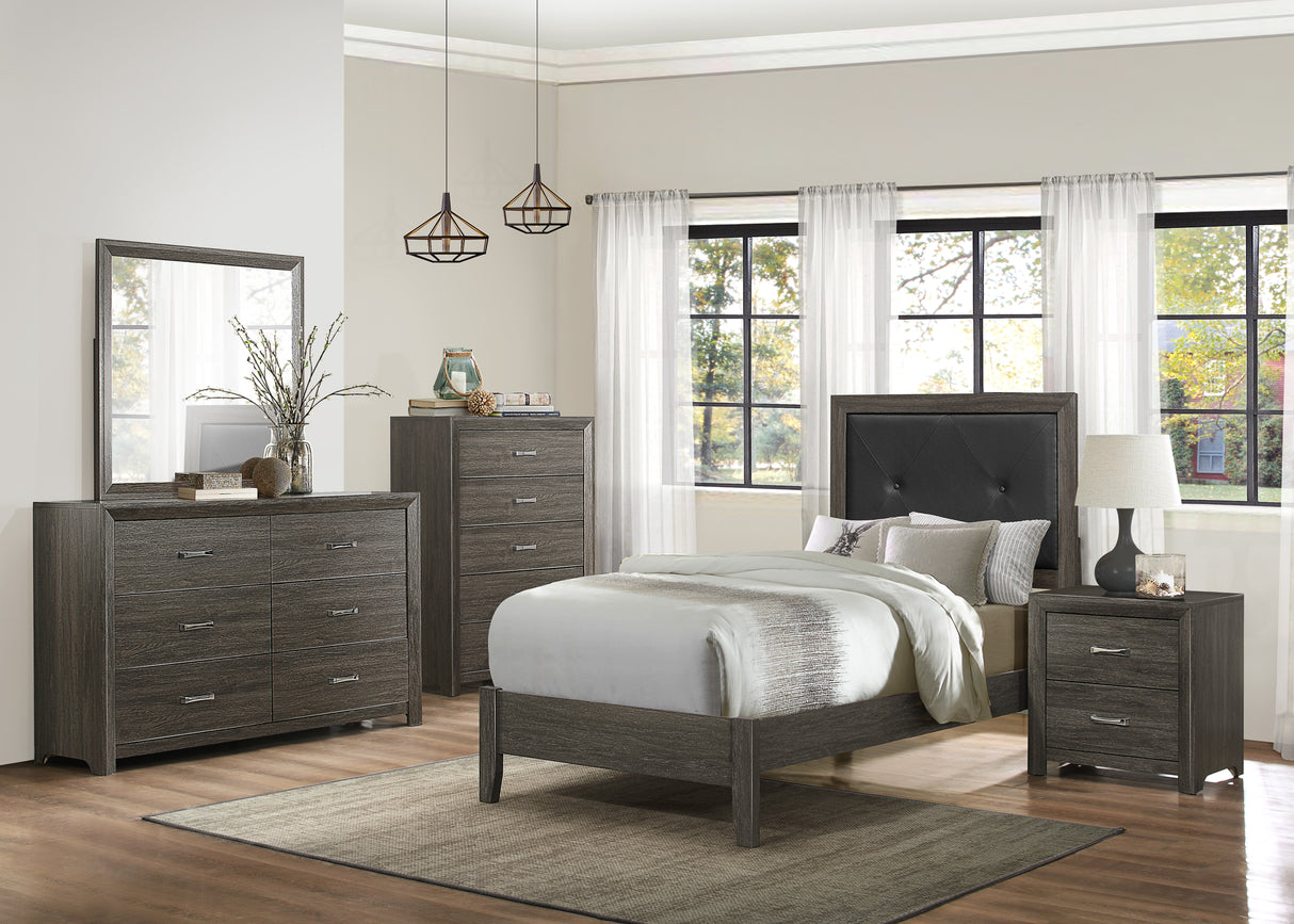 Edina Dark Gray Chest