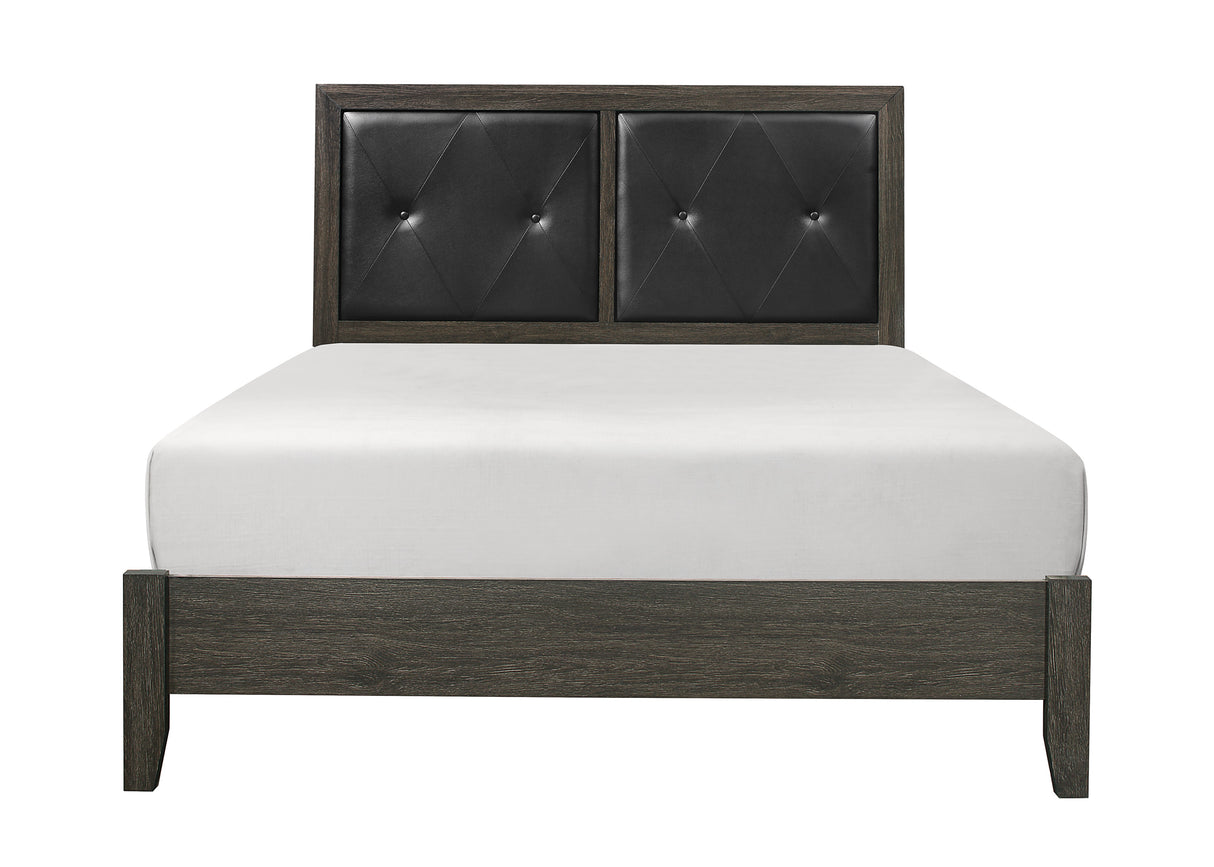 Edina Dark Gray Full Bed