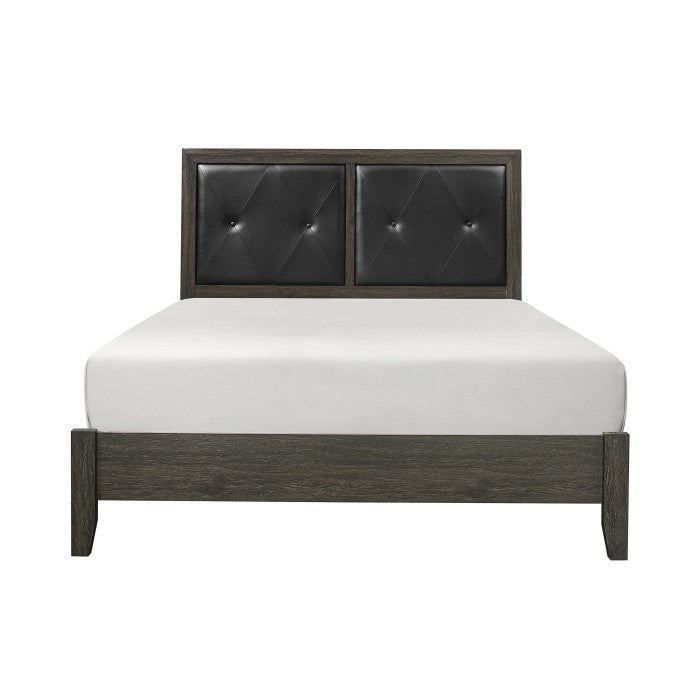 Edina Dark Gray Eastern King Bed