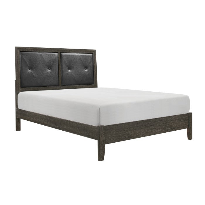 Edina Dark Gray Eastern King Bed