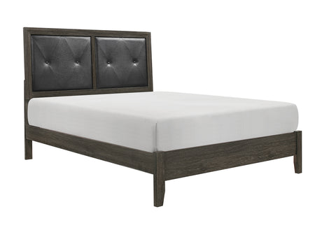 Edina Dark Gray Eastern King Bed