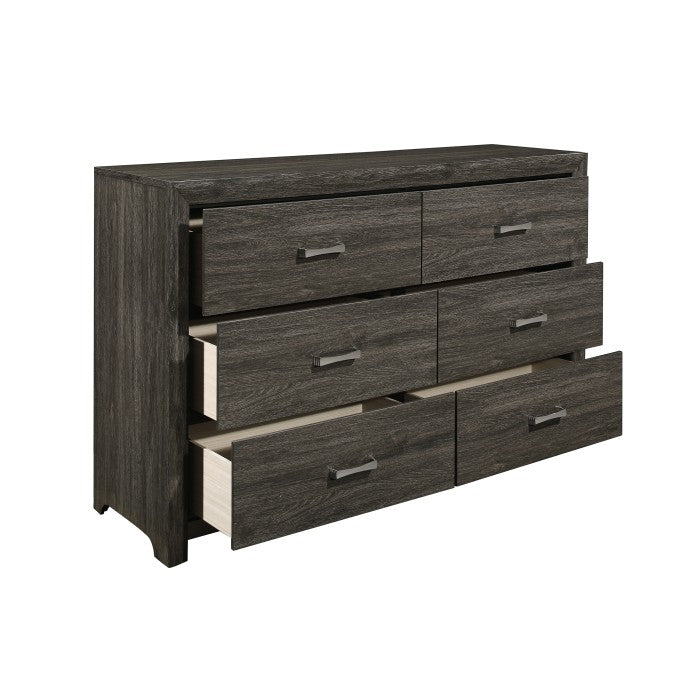 Edina Dark Gray Dresser