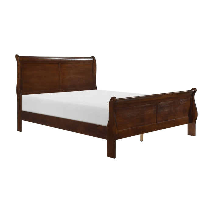 Mayville Brown Cherry Eastern King Bed