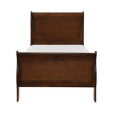 Mayville Brown Cherry Twin Bed