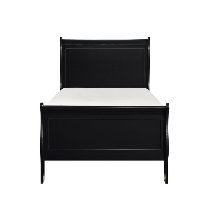 Mayville Black Twin Bed