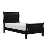 Mayville Black Twin Bed