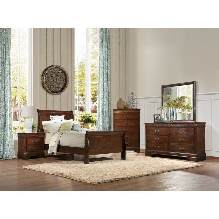 Mayville Brown Cherry Mirror (Mirror Only)