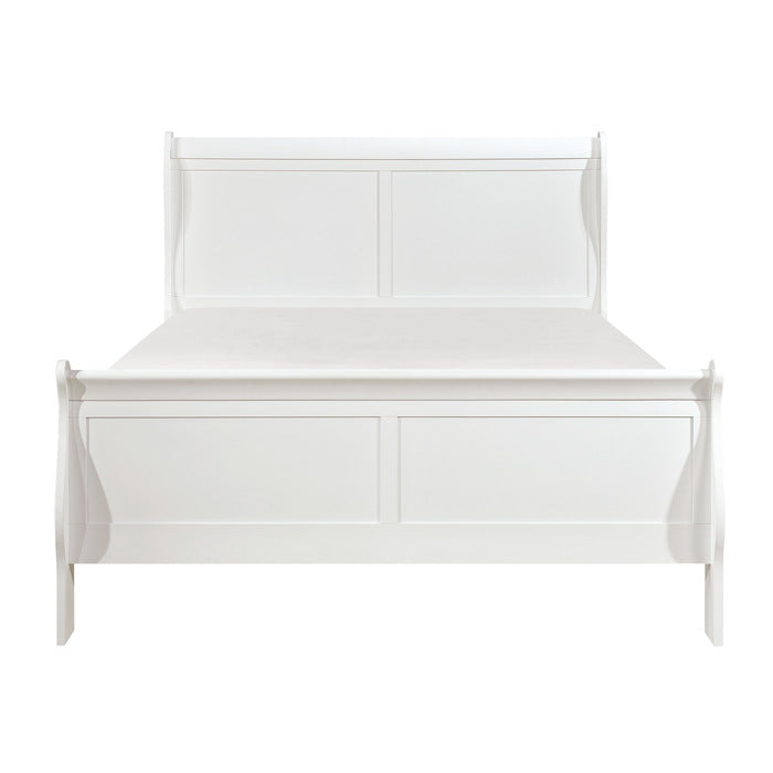 Mayville White Eastern King Bed