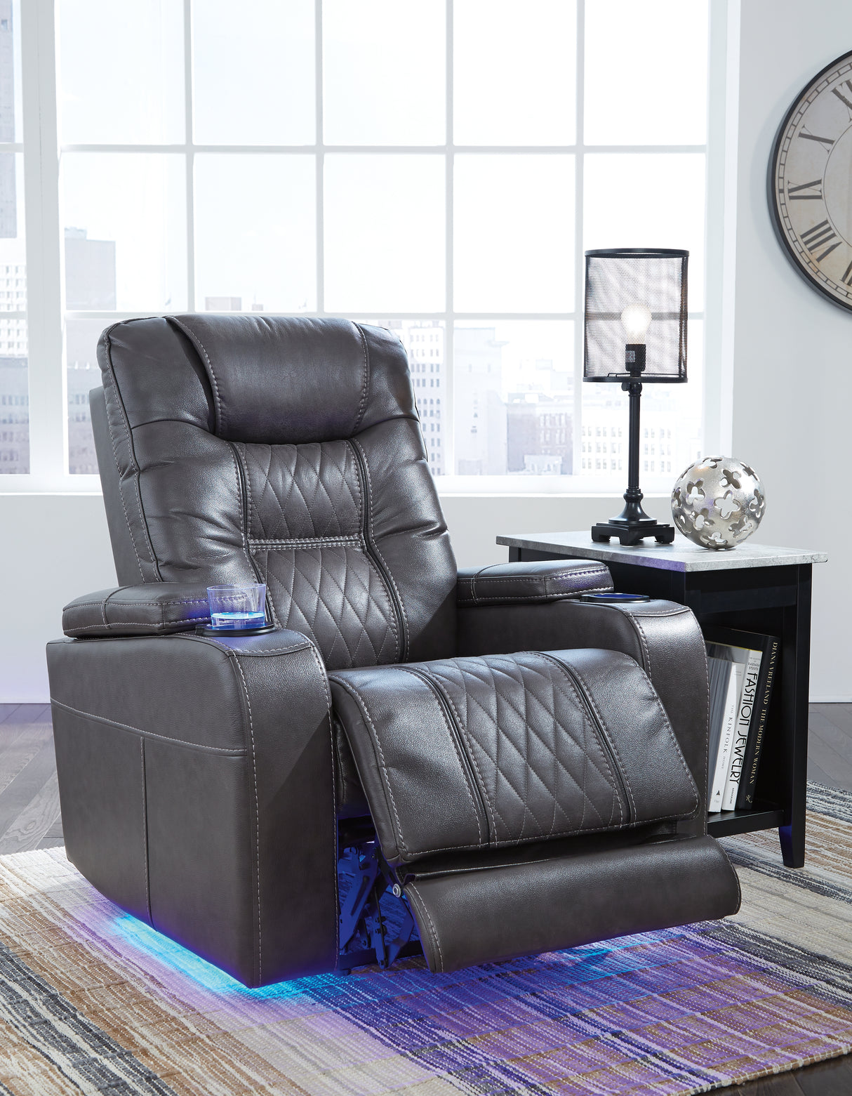 Composer Gray Power Recliner