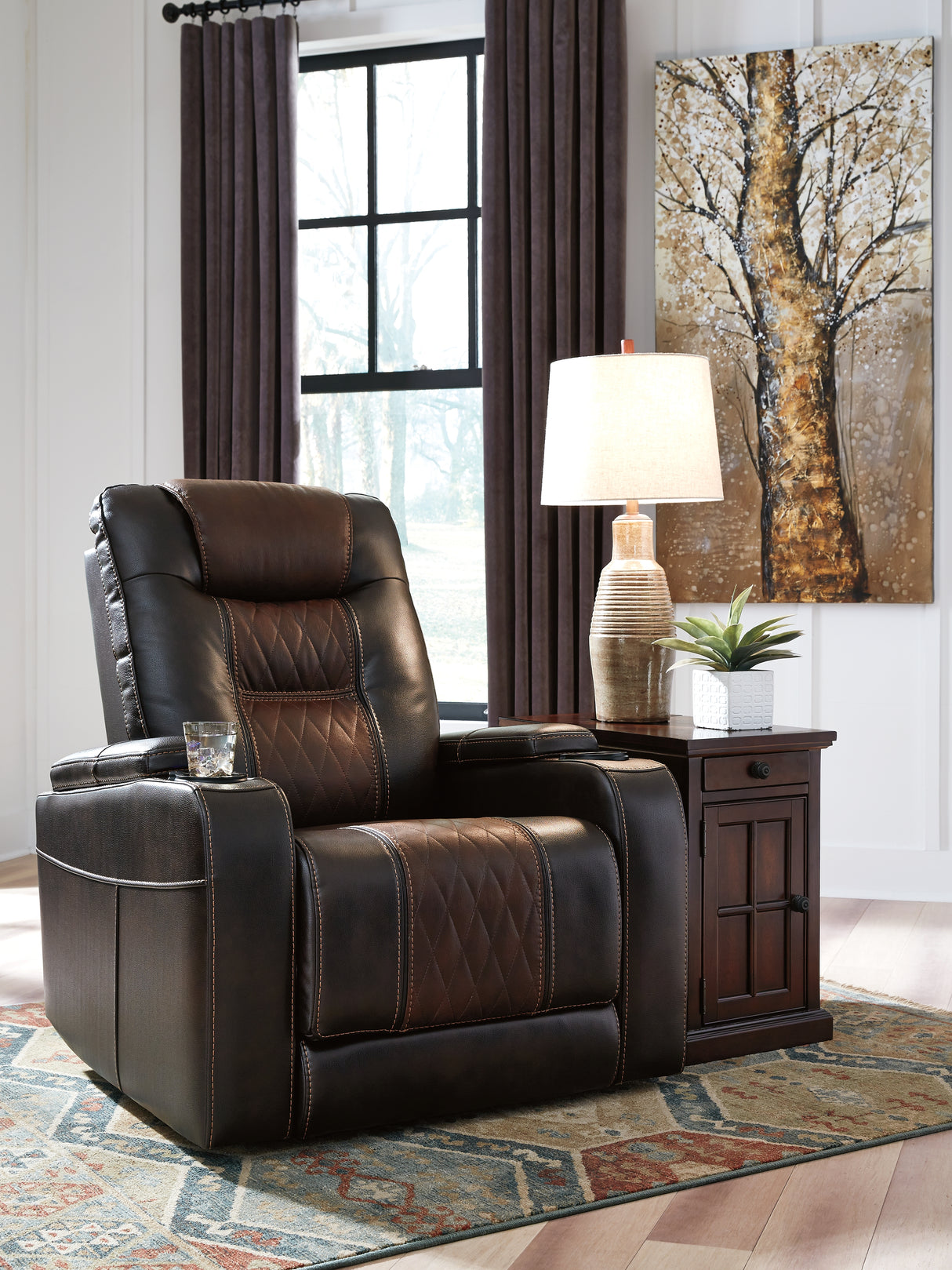 Composer Brown Power Recliner