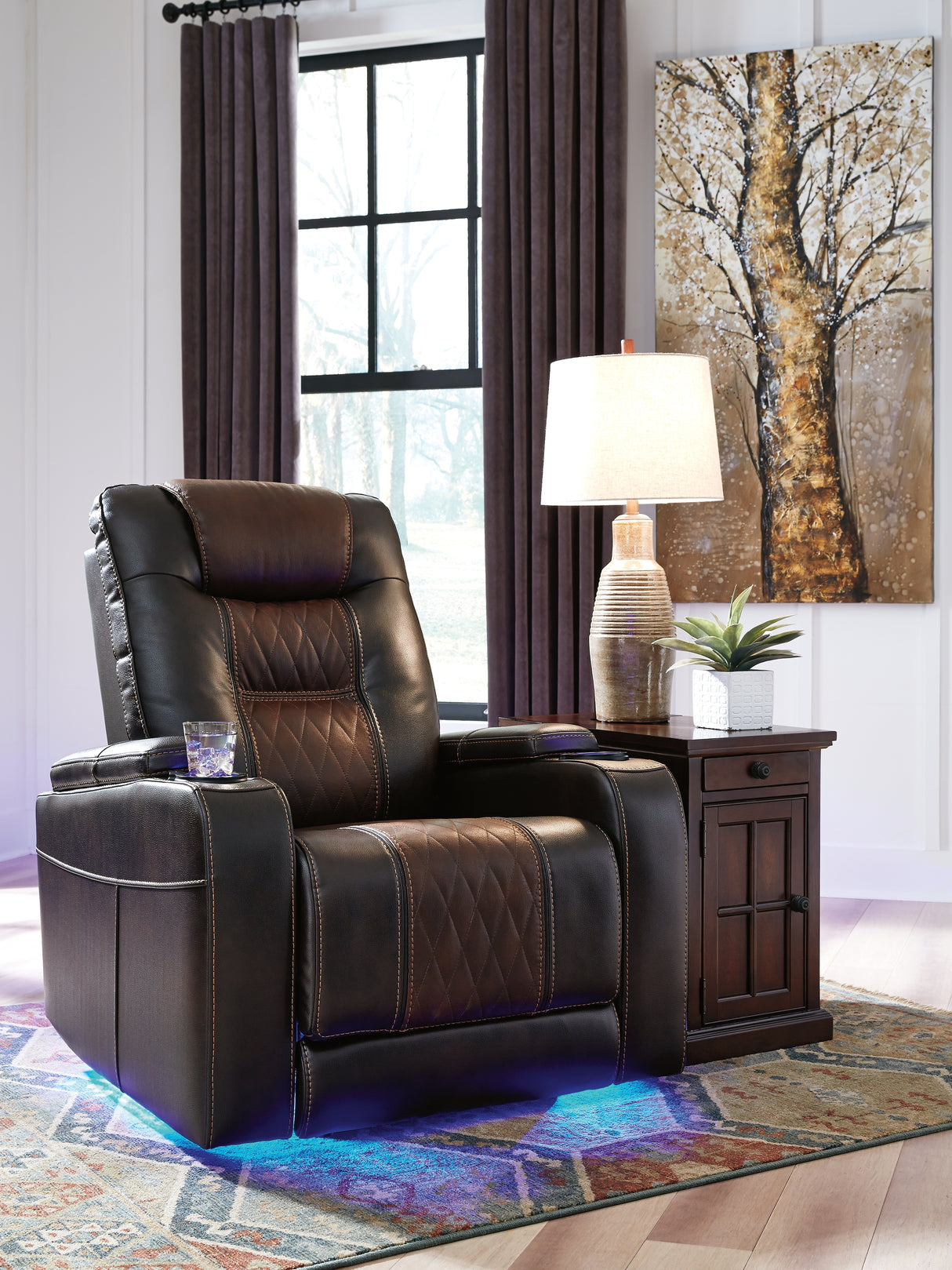 Composer Brown Power Recliner