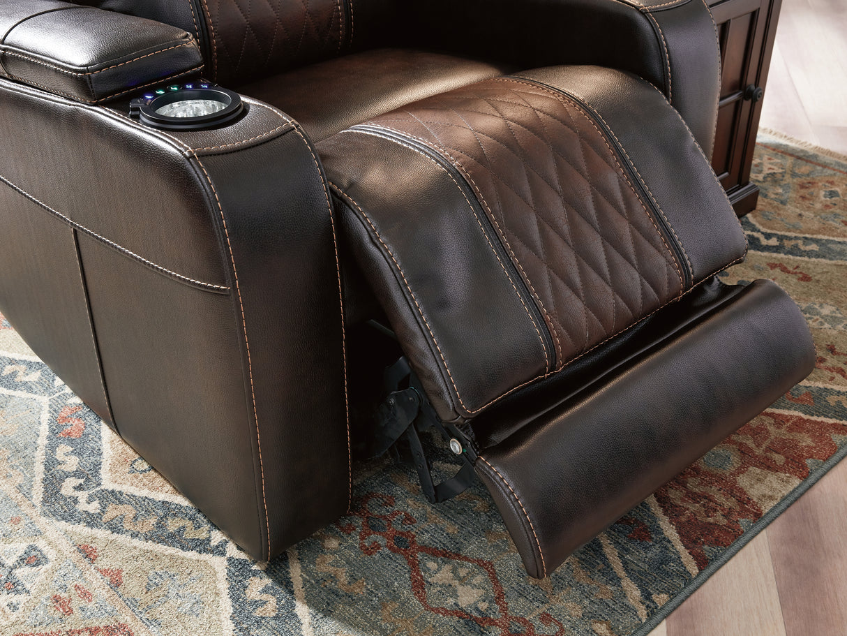 Composer Brown Power Recliner