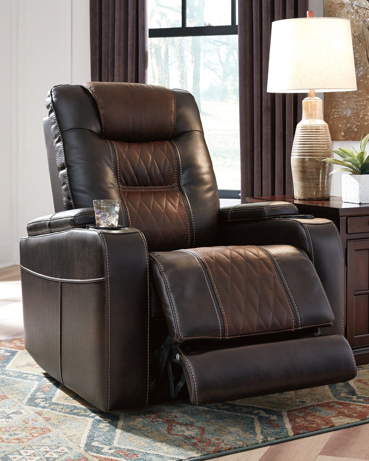 Composer Brown Power Recliner