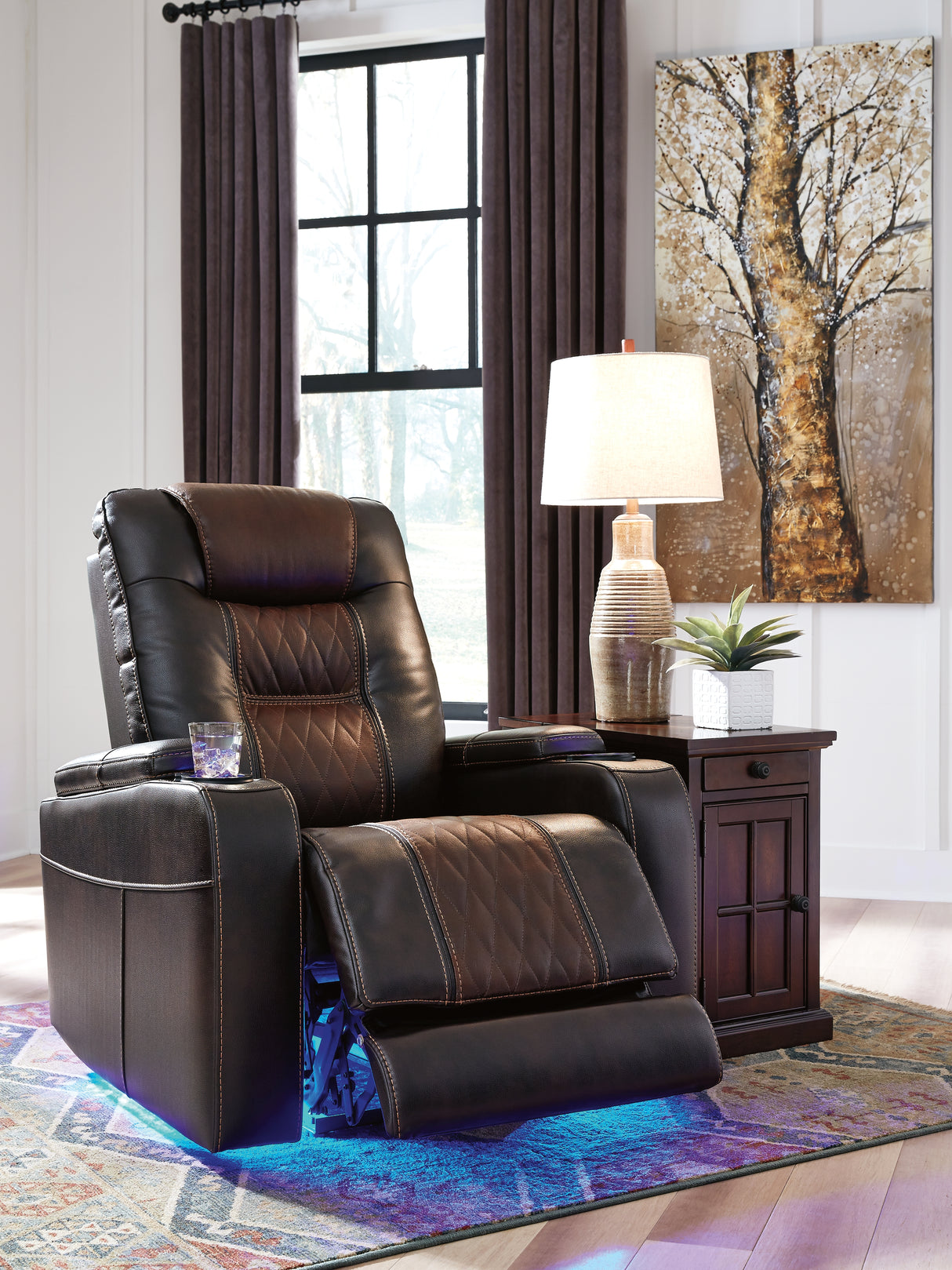 Composer Brown Power Recliner