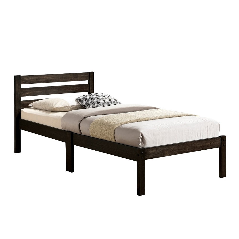 Donato Ash Brown Finish Twin Bed