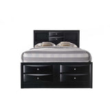 Ireland Black Finish Full Bed