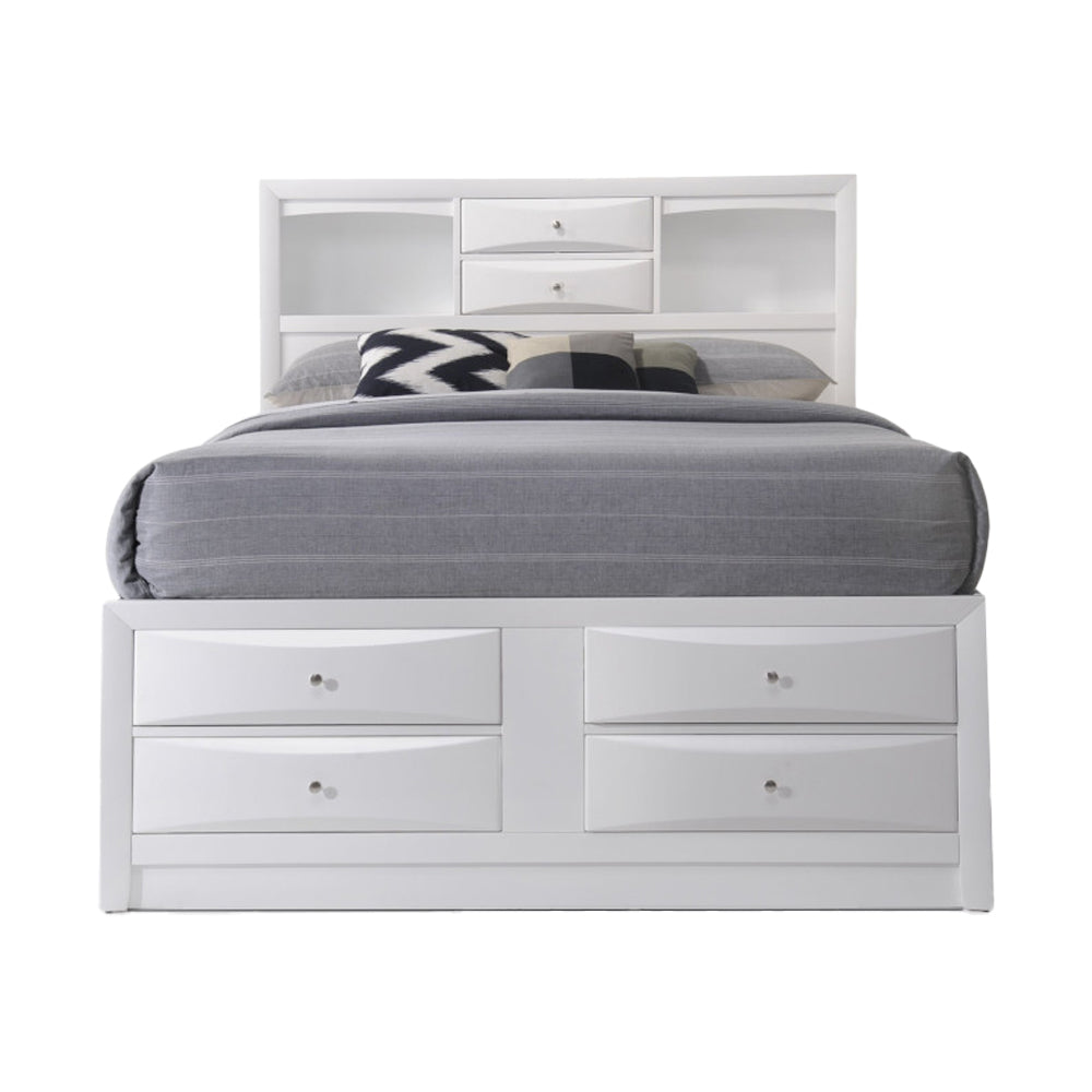 Ireland White Finish Eastern King Bed