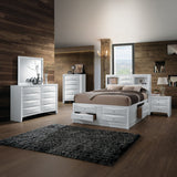 Ireland White Finish Eastern King Bed