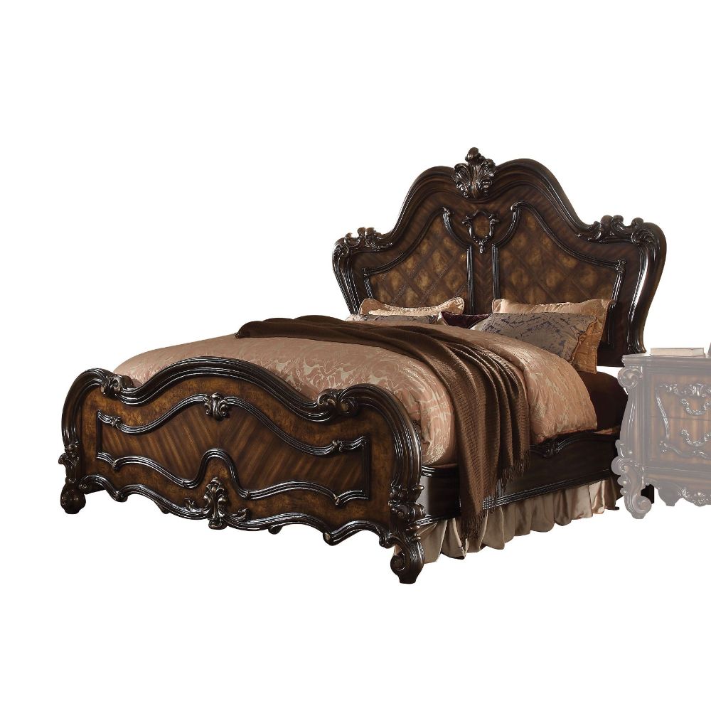 Versailles Cherry Oak Finish Eastern King Bed