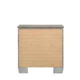 Antares Light Gray Oak Finish Nightstand