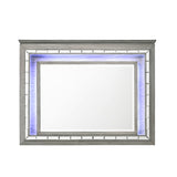 Antares Light Gray Oak Finish Mirror