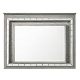 Antares Light Gray Oak Finish Mirror