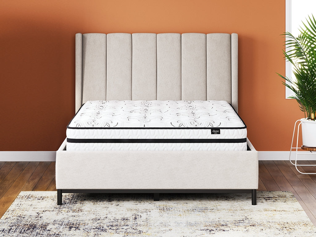 Chime White 10 Inch Hybrid Full Mattress In A Box